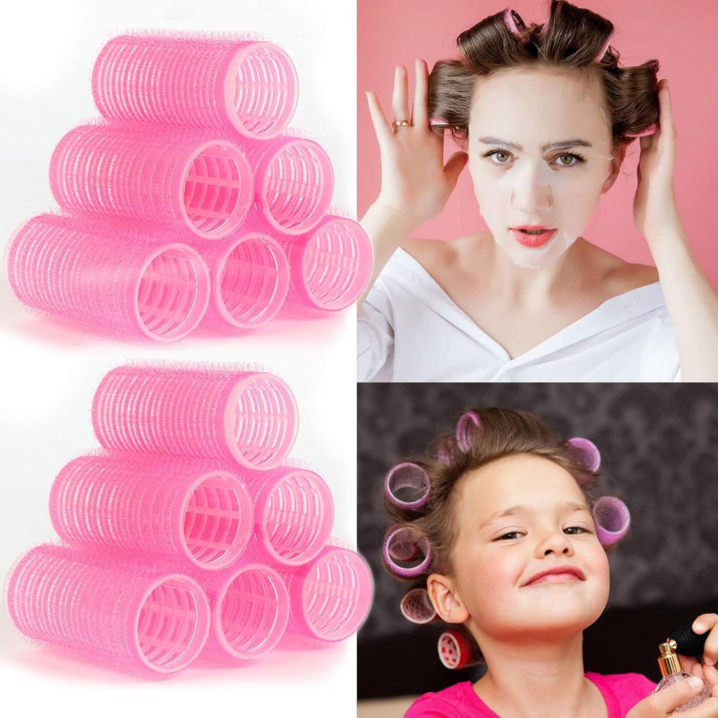 Premium Self-Grip Hair Rollers (6 Pc / Set )