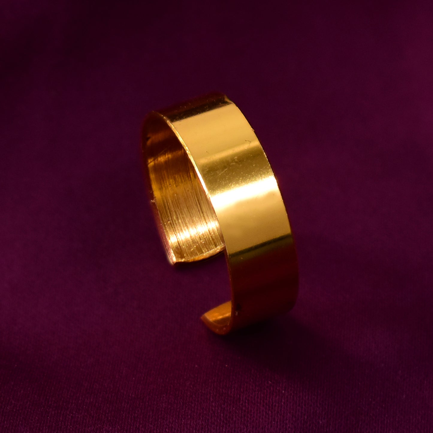 Personalized Gold Stainless Steel Adjustable Name Ring