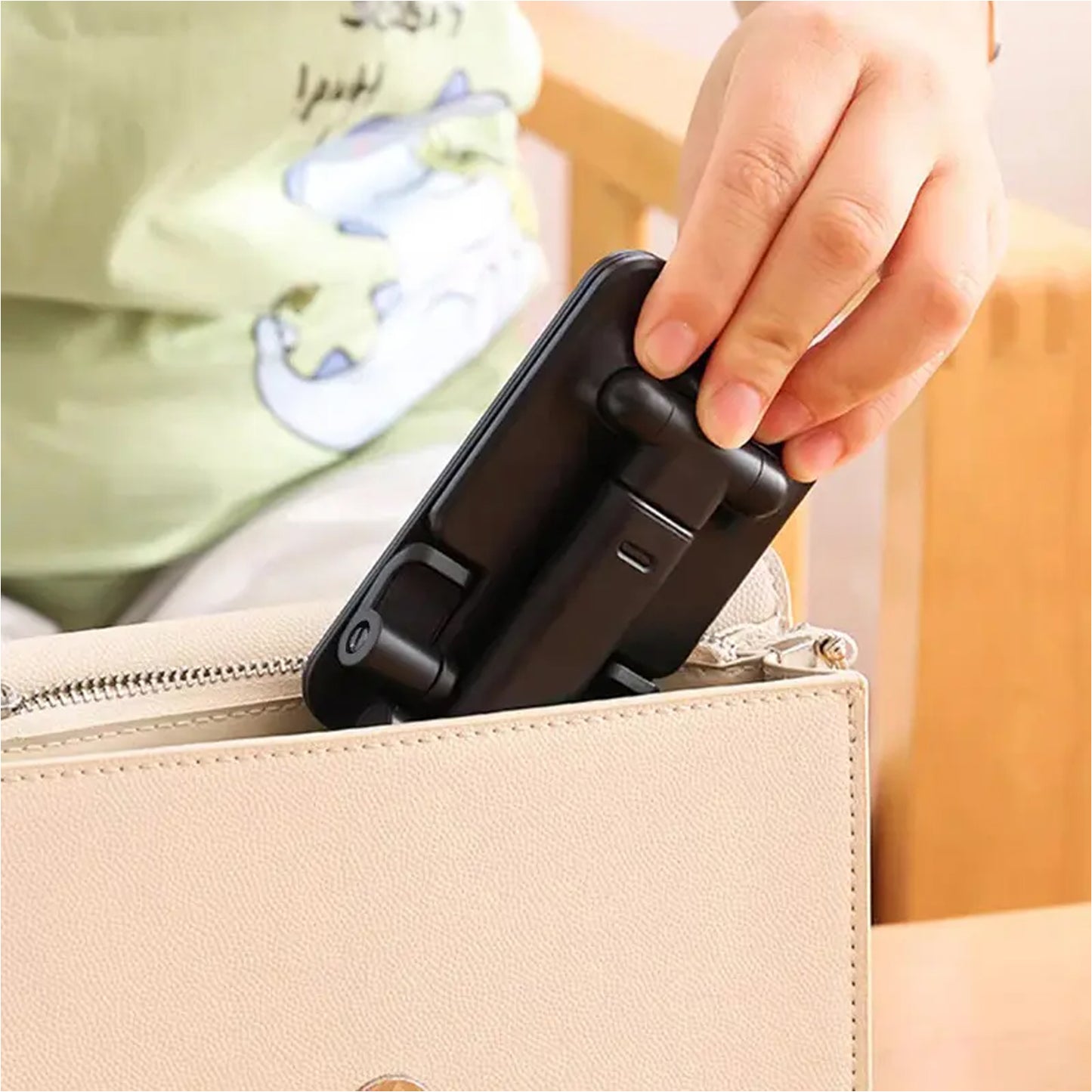 डेस्कटॉप सेल फोन स्टैंड फोन होल्डर मिरर के साथ डेस्क की ऊंचाई + कोण के लिए 3-तरफ़ा एडजस्टेबल फोन स्टैंड डेस्क ऑर्गनाइज़र और एक्सेसरीज के रूप में बिल्कुल सही