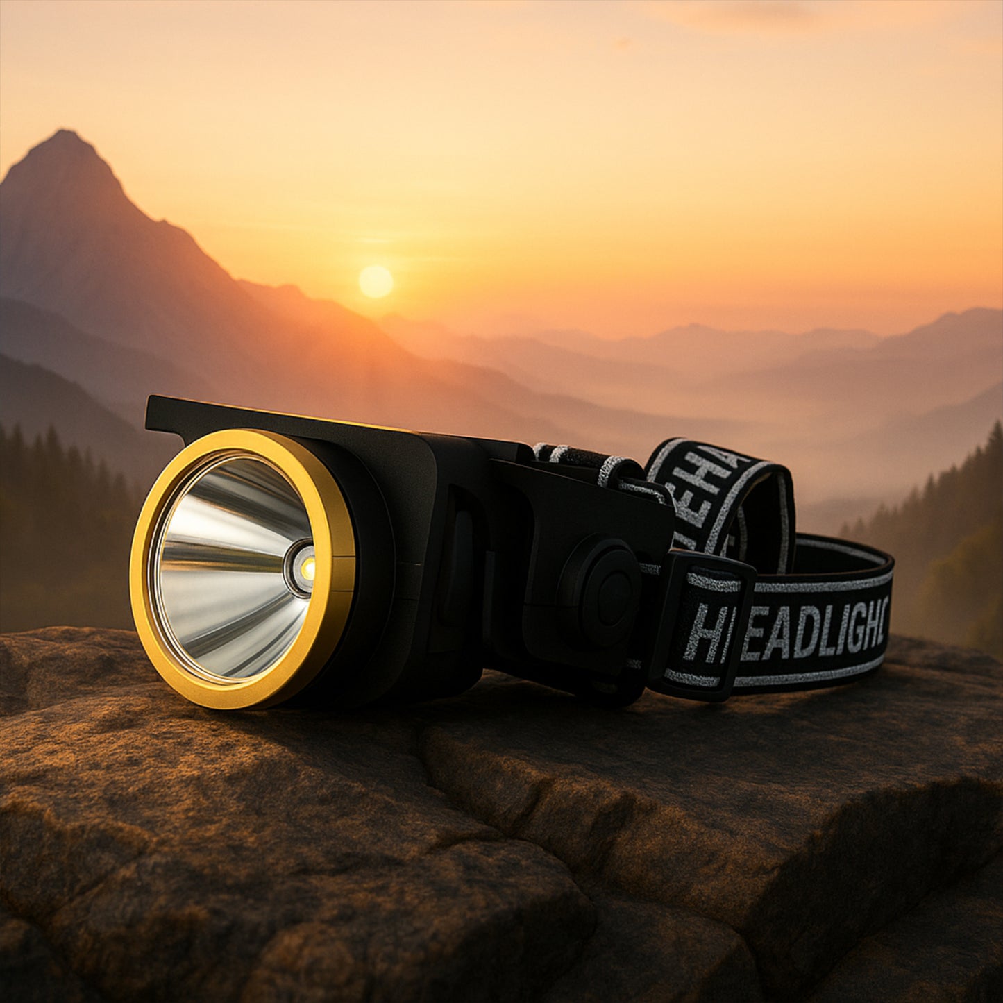 Rechargeable Solar LED Head lamp
