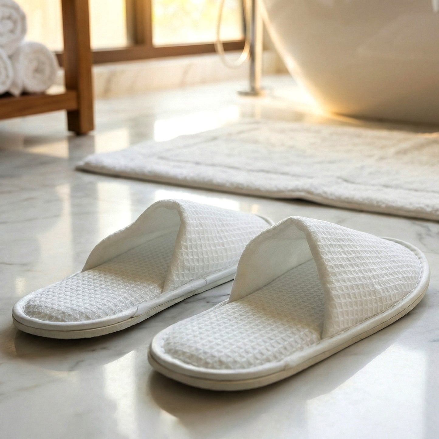 Hotel & Spa Soft Slippers for Guests (29 × 11 Cm, 1 Pair)