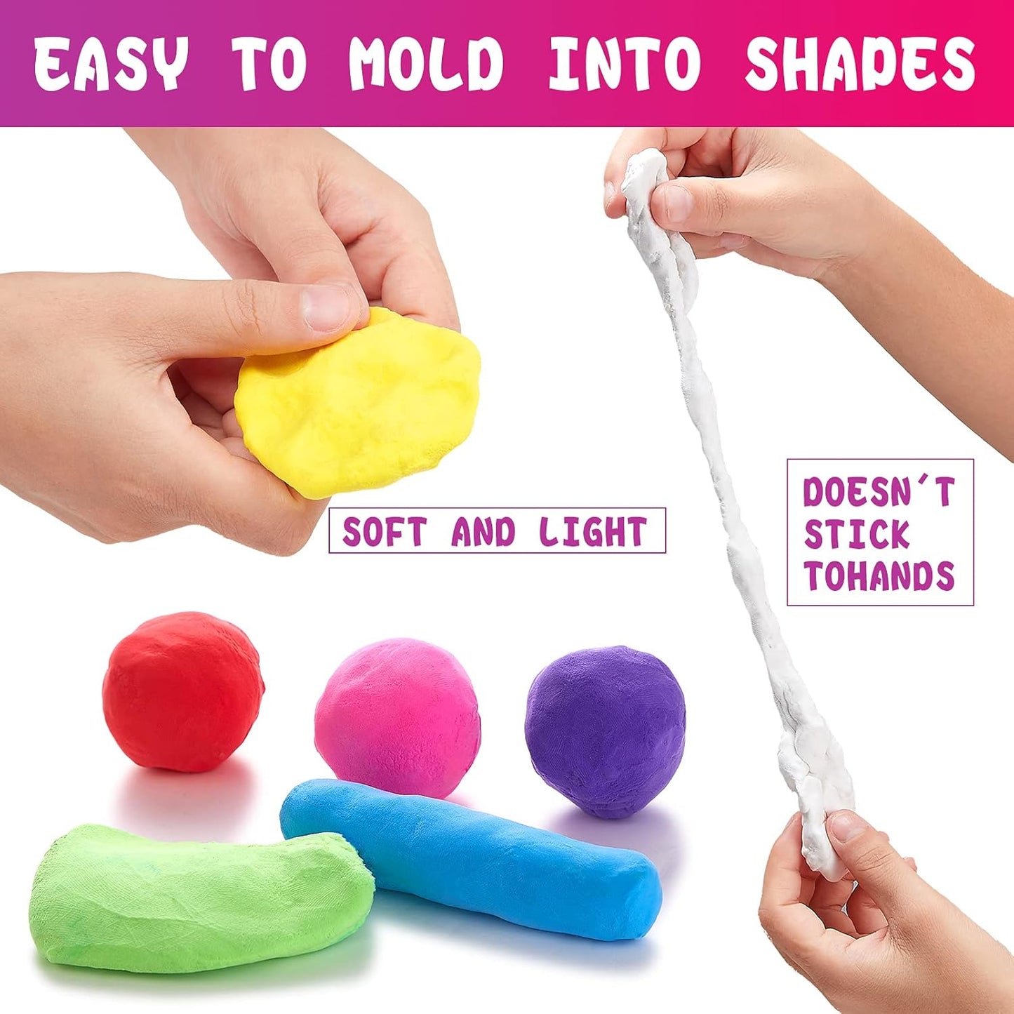 Soft modeling clay perfect for kids' crafts