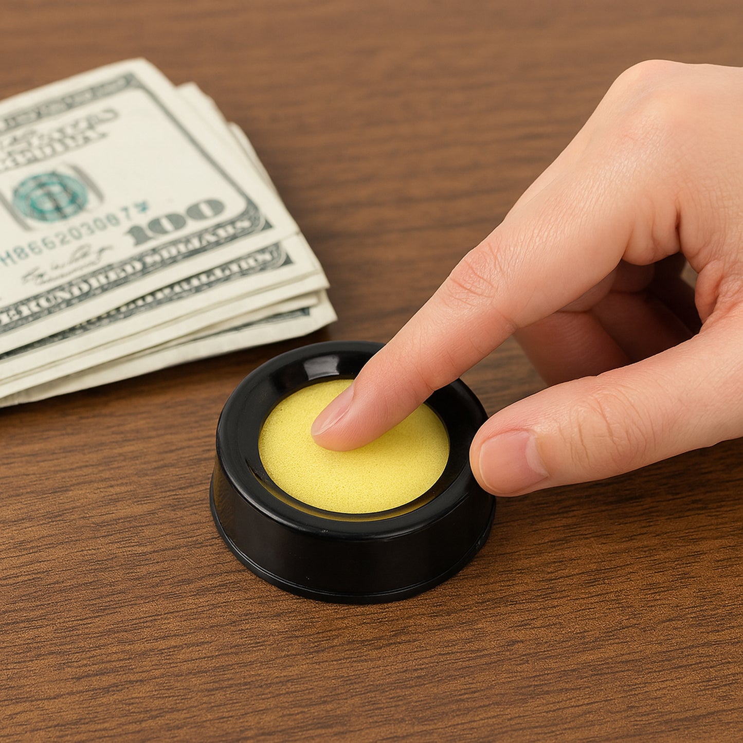 Officemate Damper – Plastic Body, Non-Toxic Moistener for Easy Note Counting & Page Turning (1 Pc)