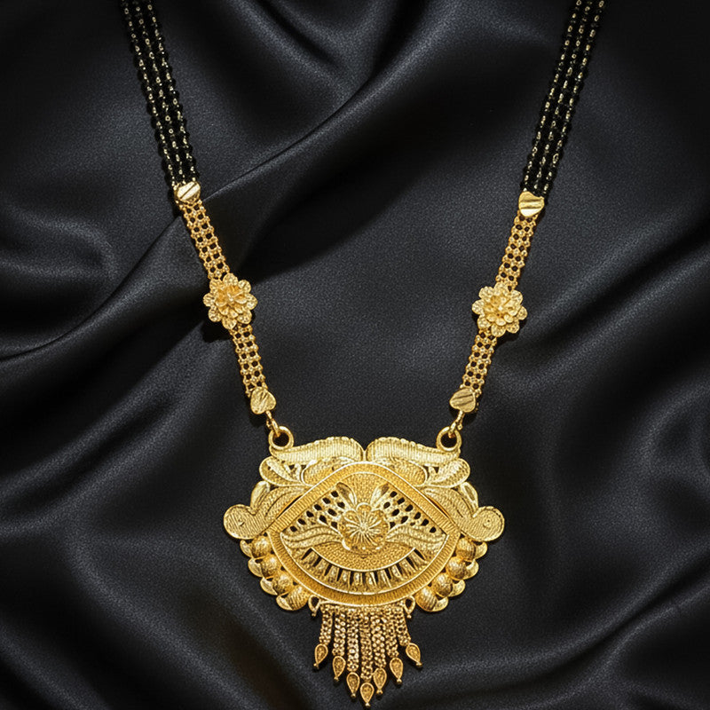 Premium Bridal Mangalsutra Set with Grand Pendant – Trending Traditional Wedding Jewellery