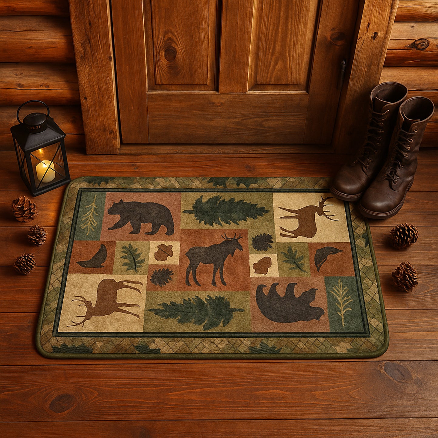 Premium Soft Anti-Slip Floor Mat - (1 Pc / 80x50 Cm)