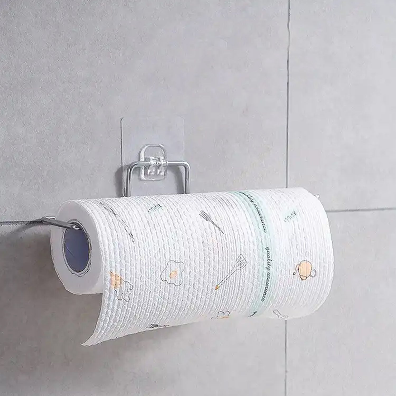 9385 સ્ટેનલેસ સ્ટીલ ડ્રીલ ફ્રી સેલ્ફ-એડહેસિવ પેપર રોલ હોલ્ડર ટીશ્યુ પેપર સ્ટેન્ડ ટુવેલ બાર હેન્ગર કિચન ટોવેલ હોલ્ડર કિચન બાથરૂમ ટોયલેટ માટે (1નું પેક)