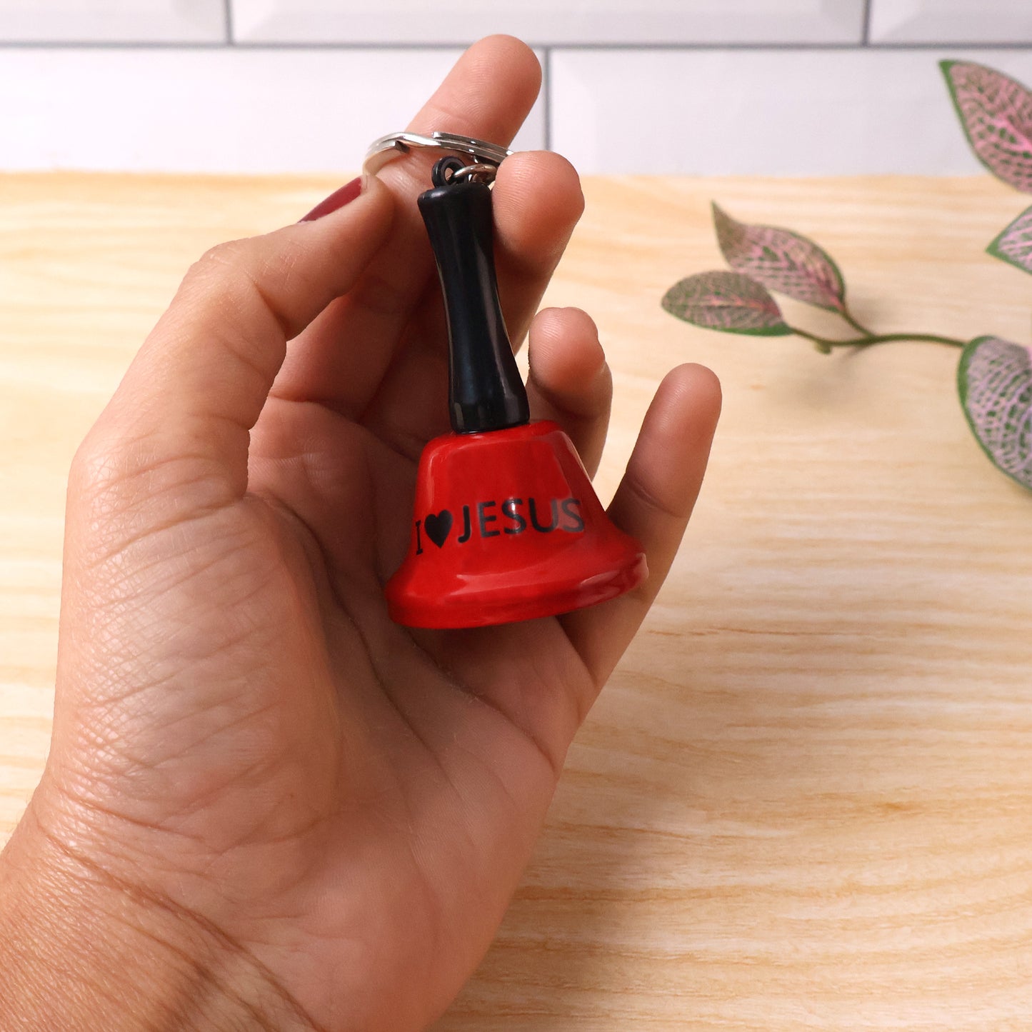 Mini Hand Bell with Keychain (1 Pc)