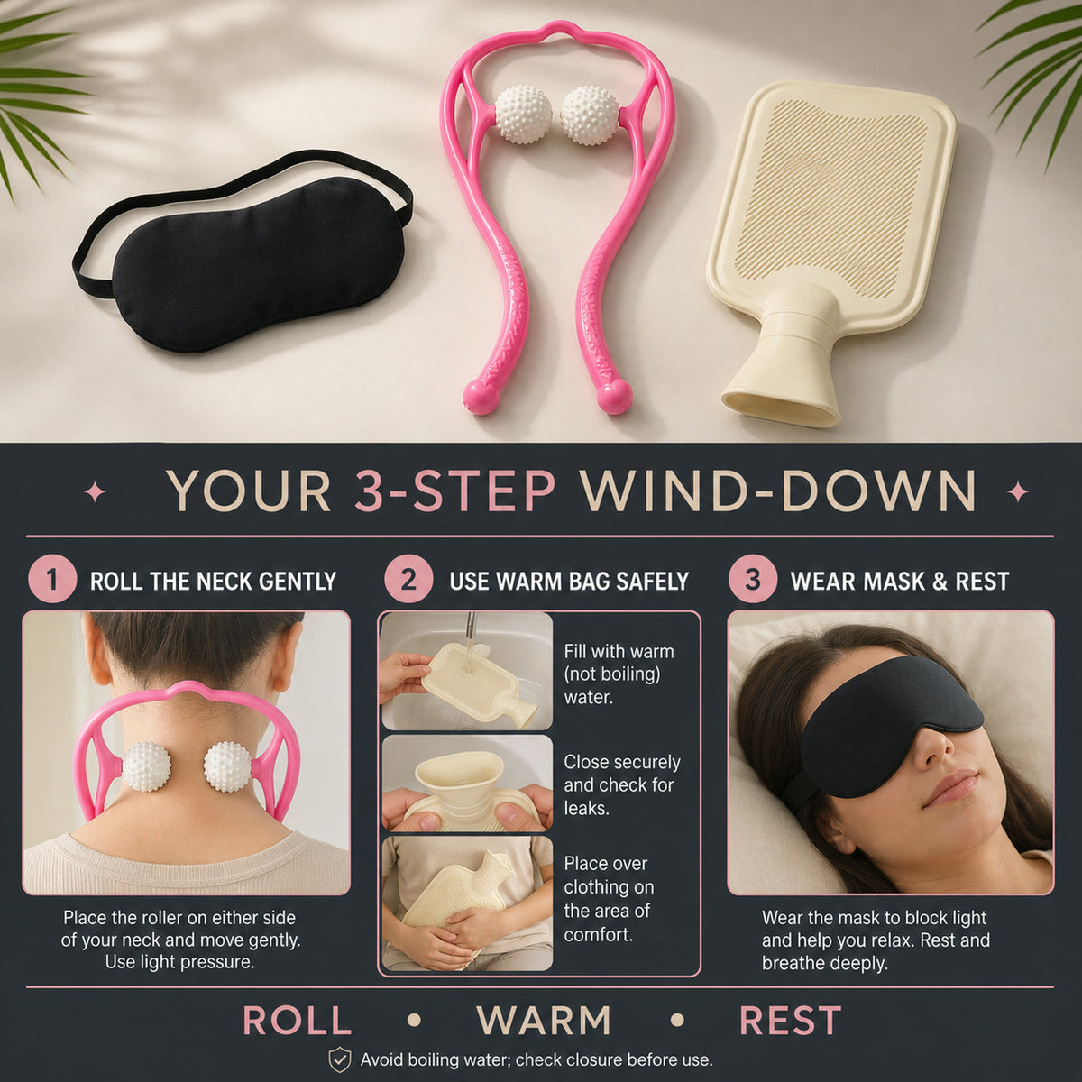Self Care and Relaxation Combo Set – Complete Home Wellness Kit
