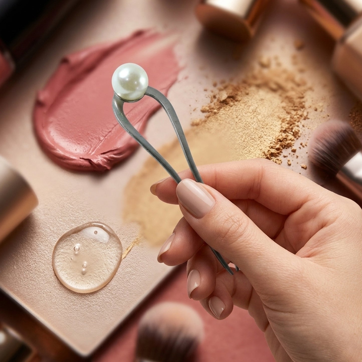 Elegant Pearl Design Hair Pin Clip (1 Pc)