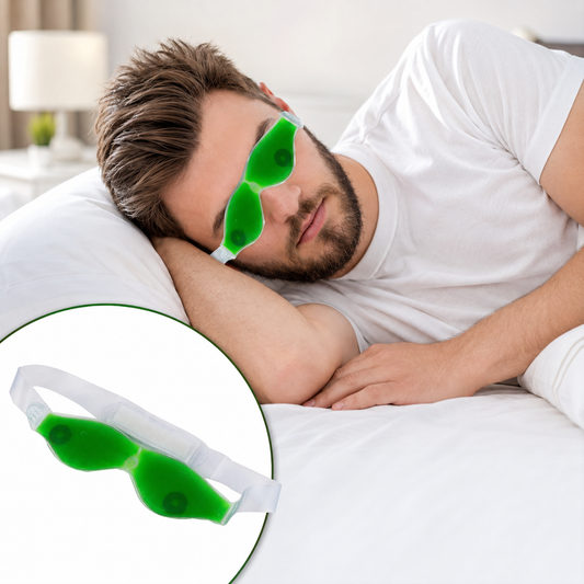 Cold Gel Eye Mask – Reusable for Puffiness & Stress | GlowForm