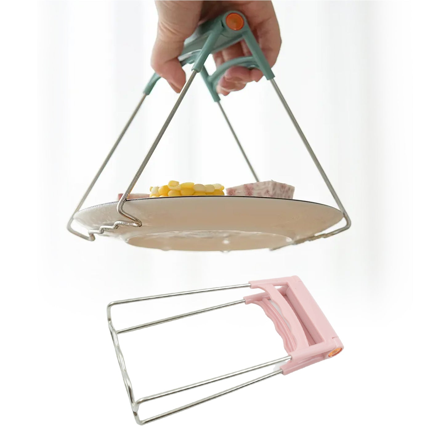 Kitchen Tongs, Bowls Clip Wear Resistant Bowls Plates Clip Lifter For Restaurants for Kitchen (1 Pc)-01