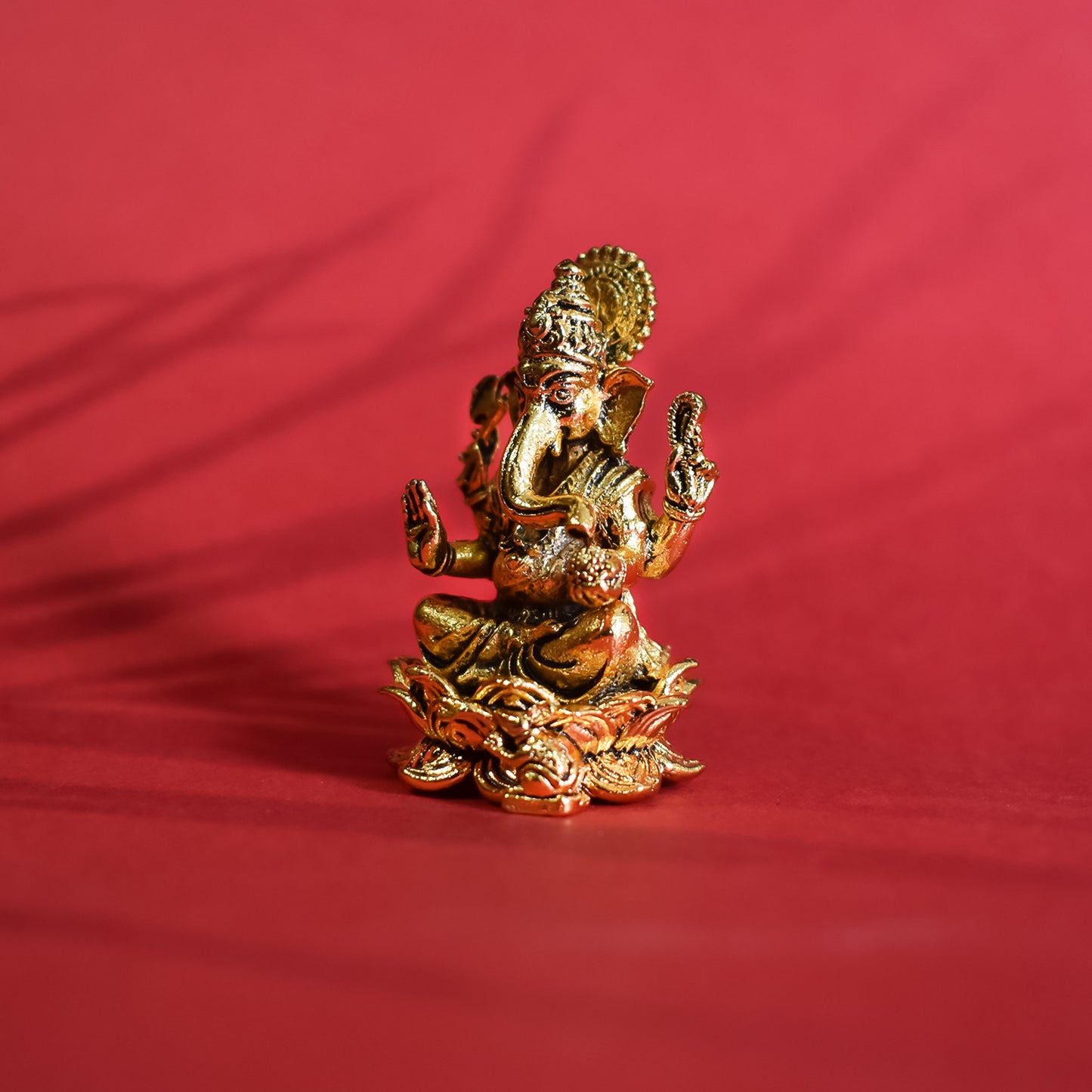 Lord Ganesh Gold Statue