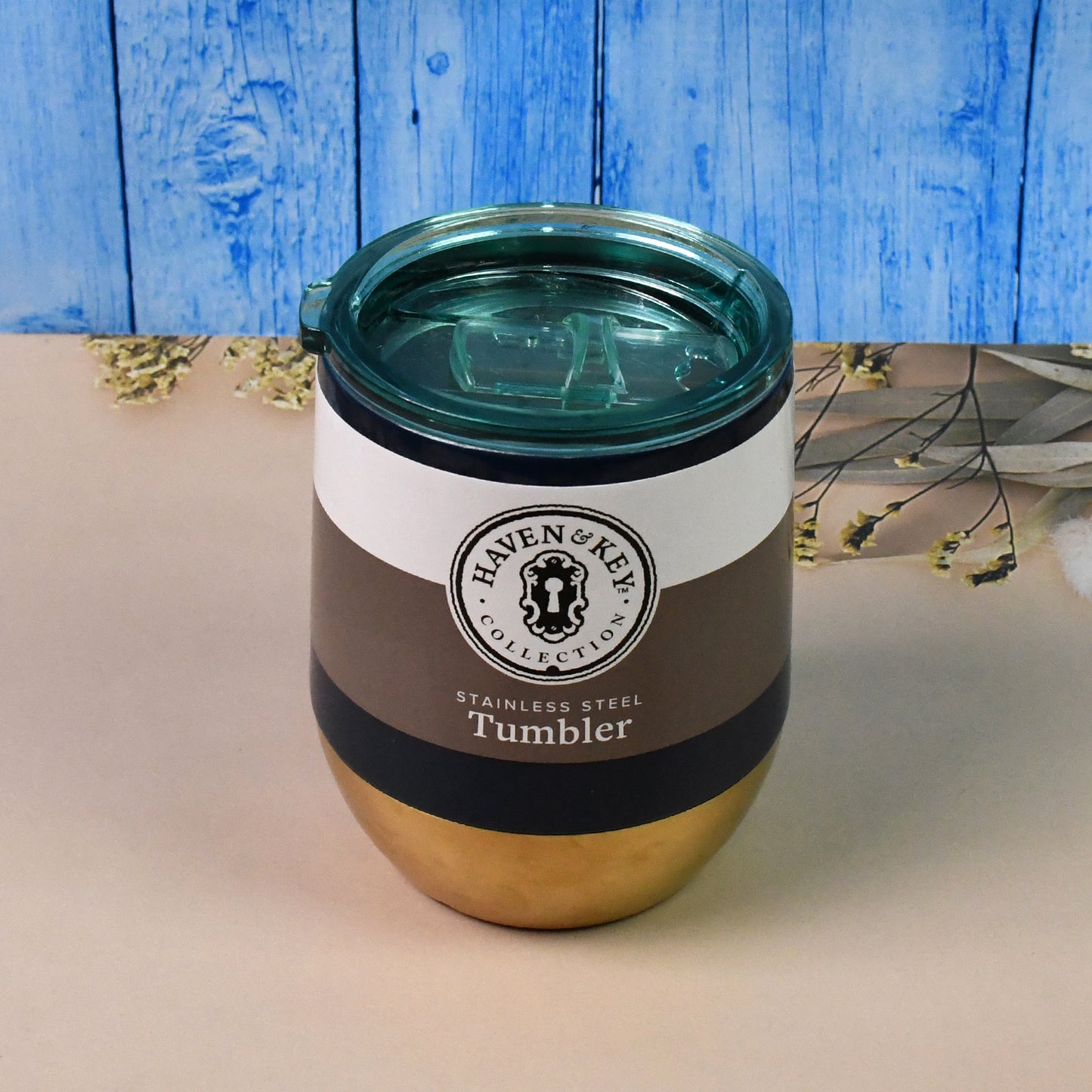 Stainless Steel Vacuum Insulated Mug with Lid, Tumbler (1 Pc / Mix Design & Color)