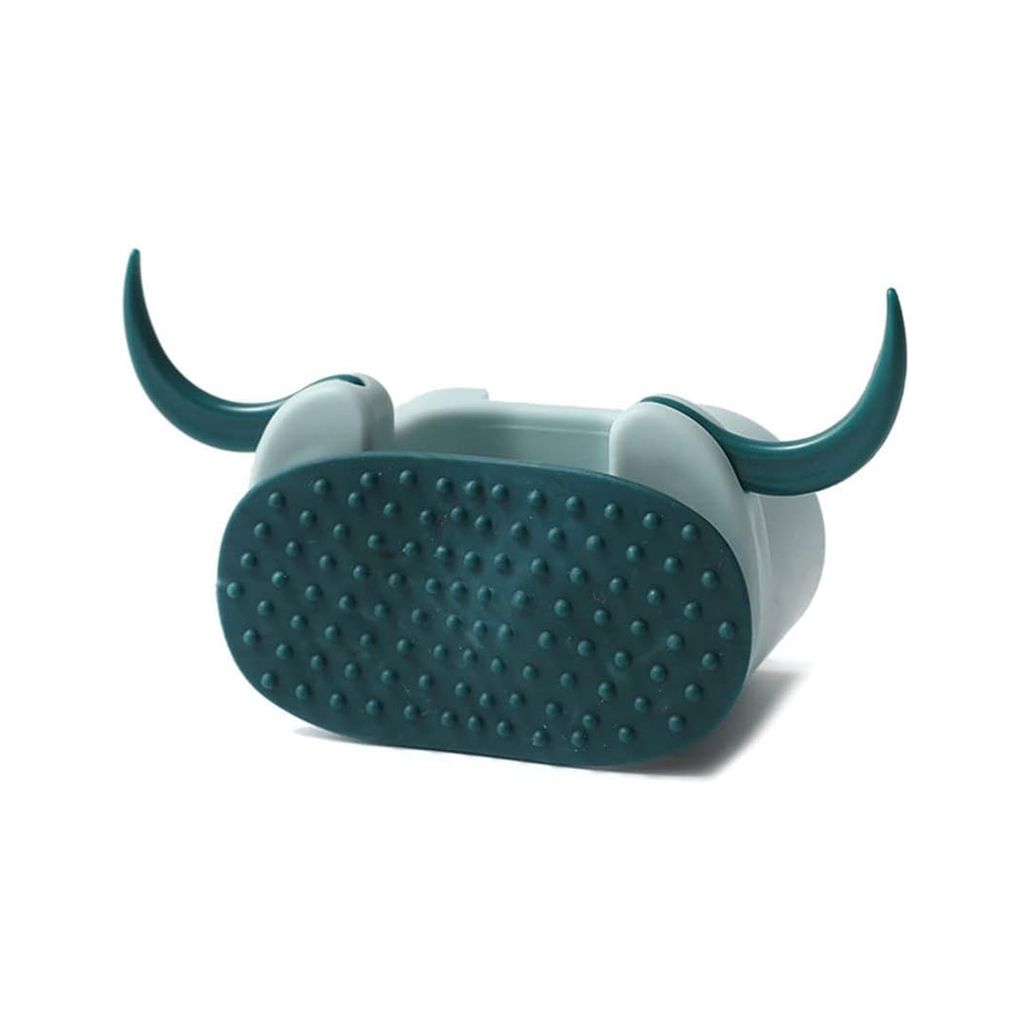 मल्टीफंक्शनल कार्टून चिपचिपा पंच फ्री मॉप होल्डर वॉल माउंटेड ब्रूम ऑर्गनाइज़र क्लीनिंग टूल होल्डर हैंगर, बाथरूम किचन के लिए स्वयं चिपकने वाला प्यारा गाय का सिर सक्शन कप हैंगिंग हुक (1 पीस)