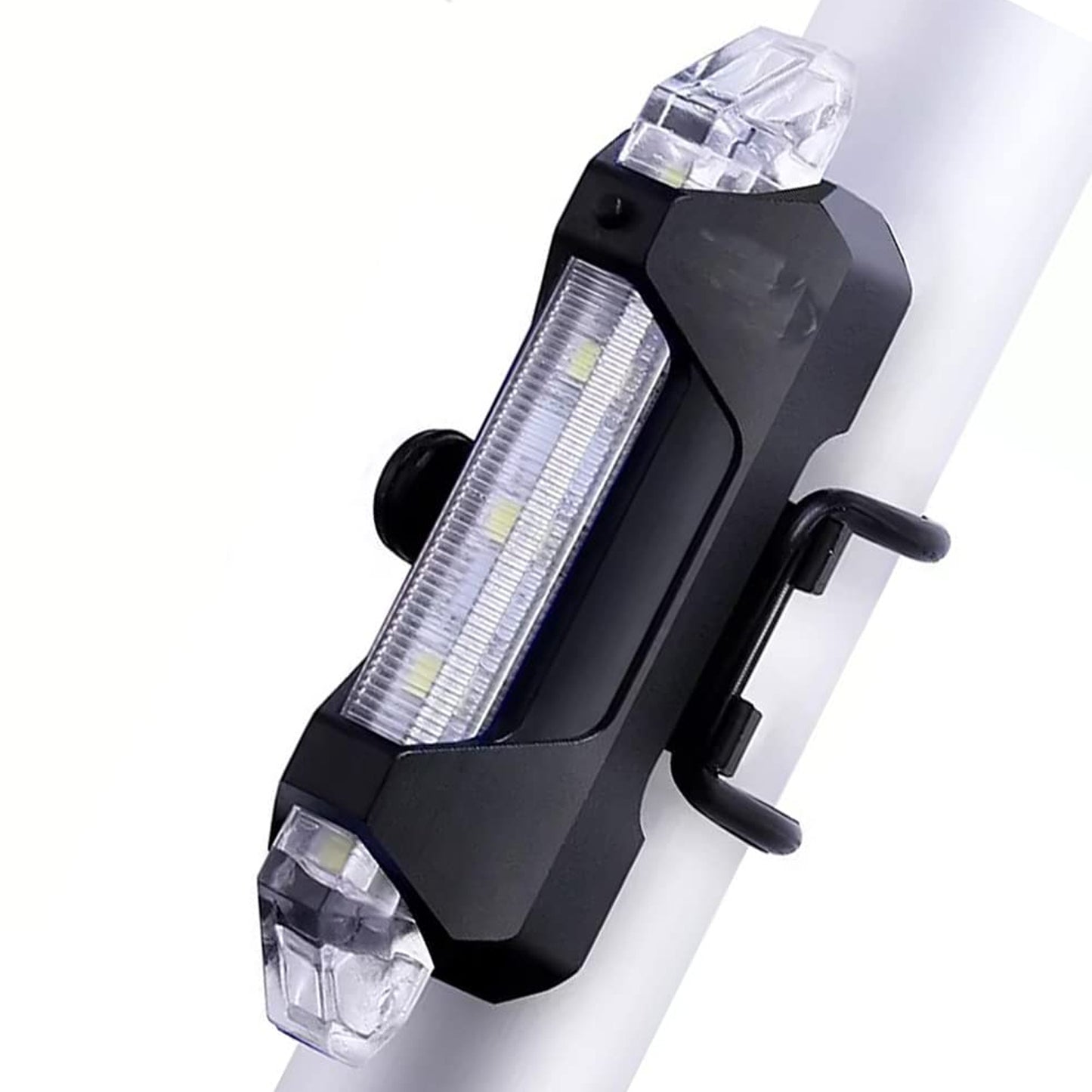 Rechargeable LED Bicycle Front & Rear Safety Light (1 Pc)