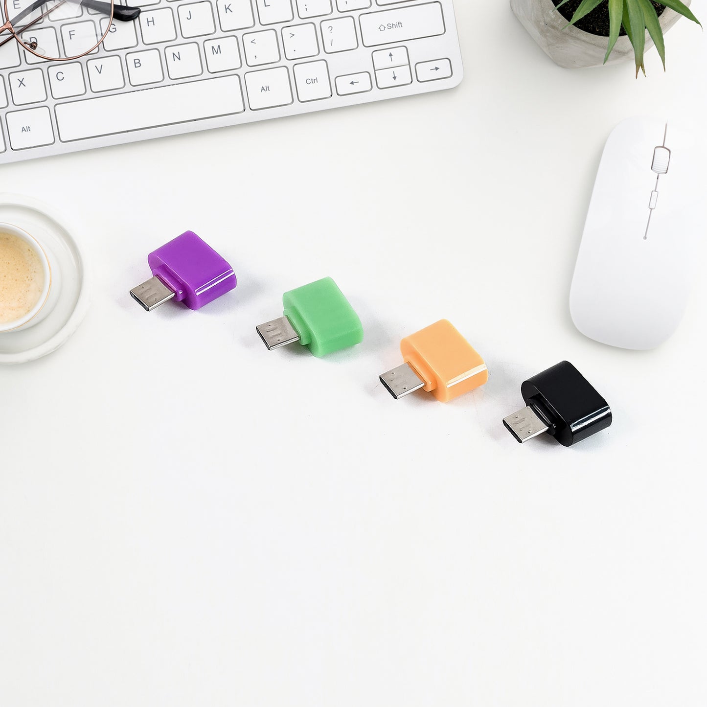 Micro USB OTG Adapter Converter (10 Pcs Set)