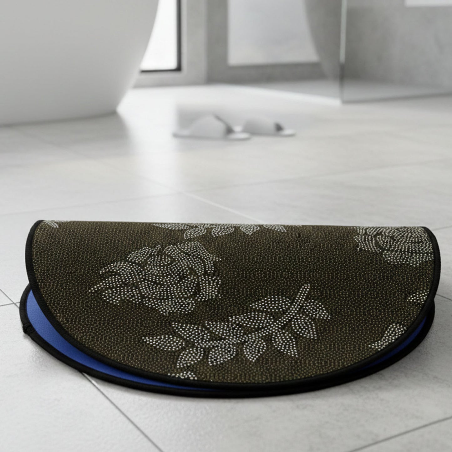 Anti slip Oval Mat, Super Absorbent Floor Mat, Bath Mat, Soft Carpet , bathmat