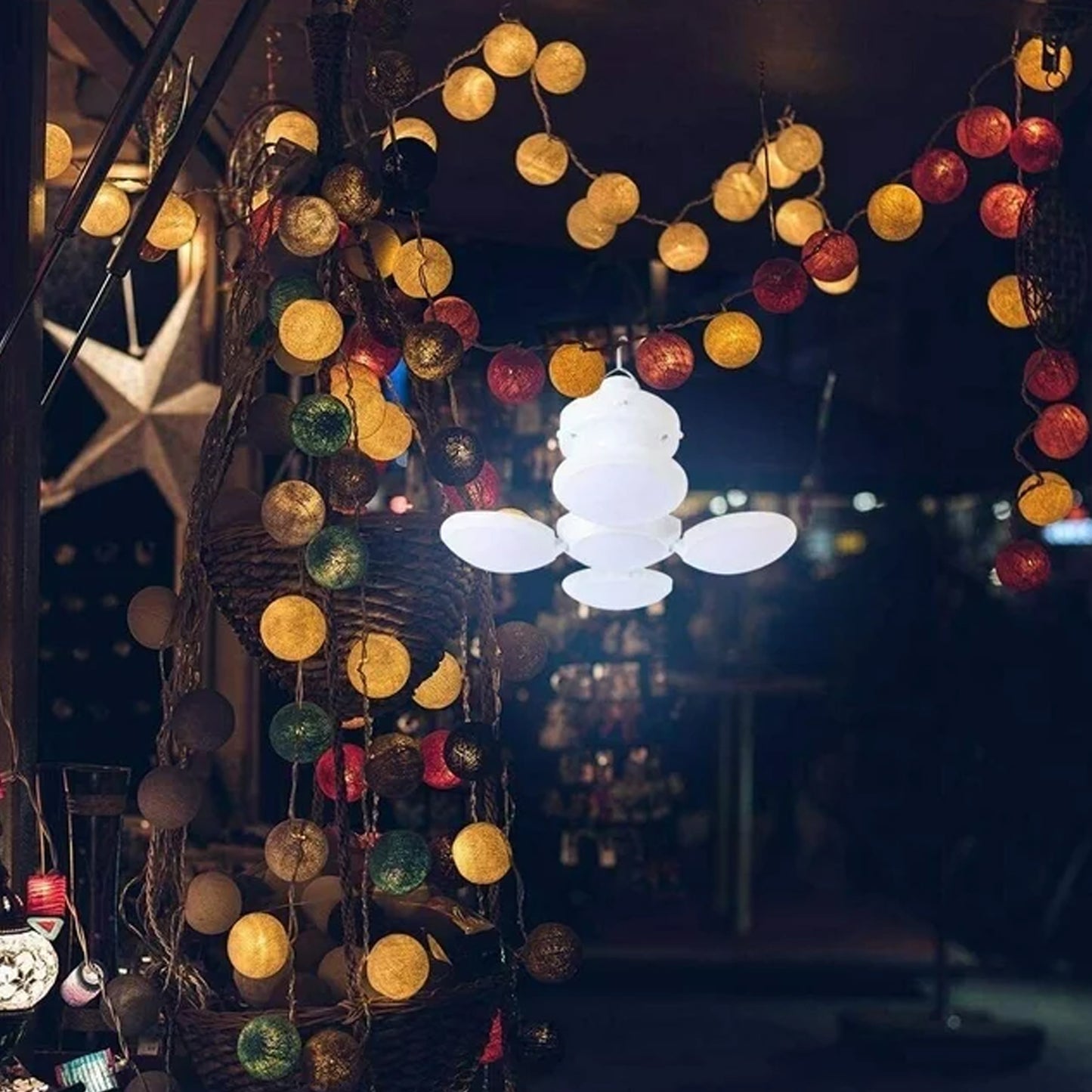 12590 સોલર મલ્ટી-ફંક્શનલ ઇમરજન્સી એલઇડી લાઇટ બલ્બ સાથે યુએસબી ચાર્જિંગ, એલઇડી કેમ્પિંગ લેમ્પ, કેમ્પિંગ લેમ્પ, યુએસબી રિચાર્જેબલ, 5 બ્રાઇટનેસ લાઇટ મોડ્સ, ફોલ્ડેબલ કેમ્પિંગ લાઇટ, SOS IP65 વોટરપ્રૂફ કેમ્પિંગ લાઇટ, બ્લેકઆઉટ ઇમરજન્સી સાધનો, કેમ્પિંગ ગેજેટ્સ