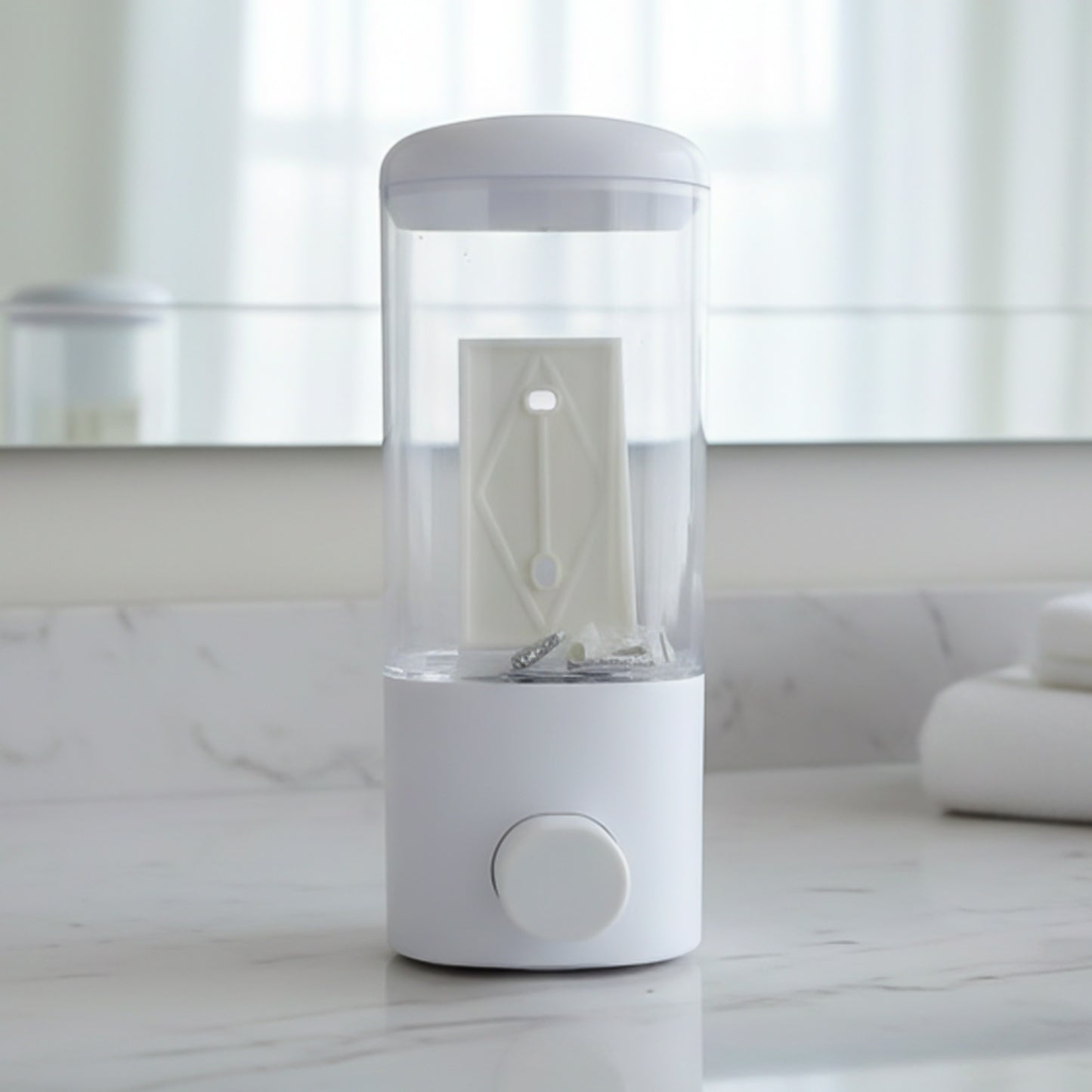 Wall Mount Liquid Soap and Hand Wash Dispenser 500 ML (1 Pc)