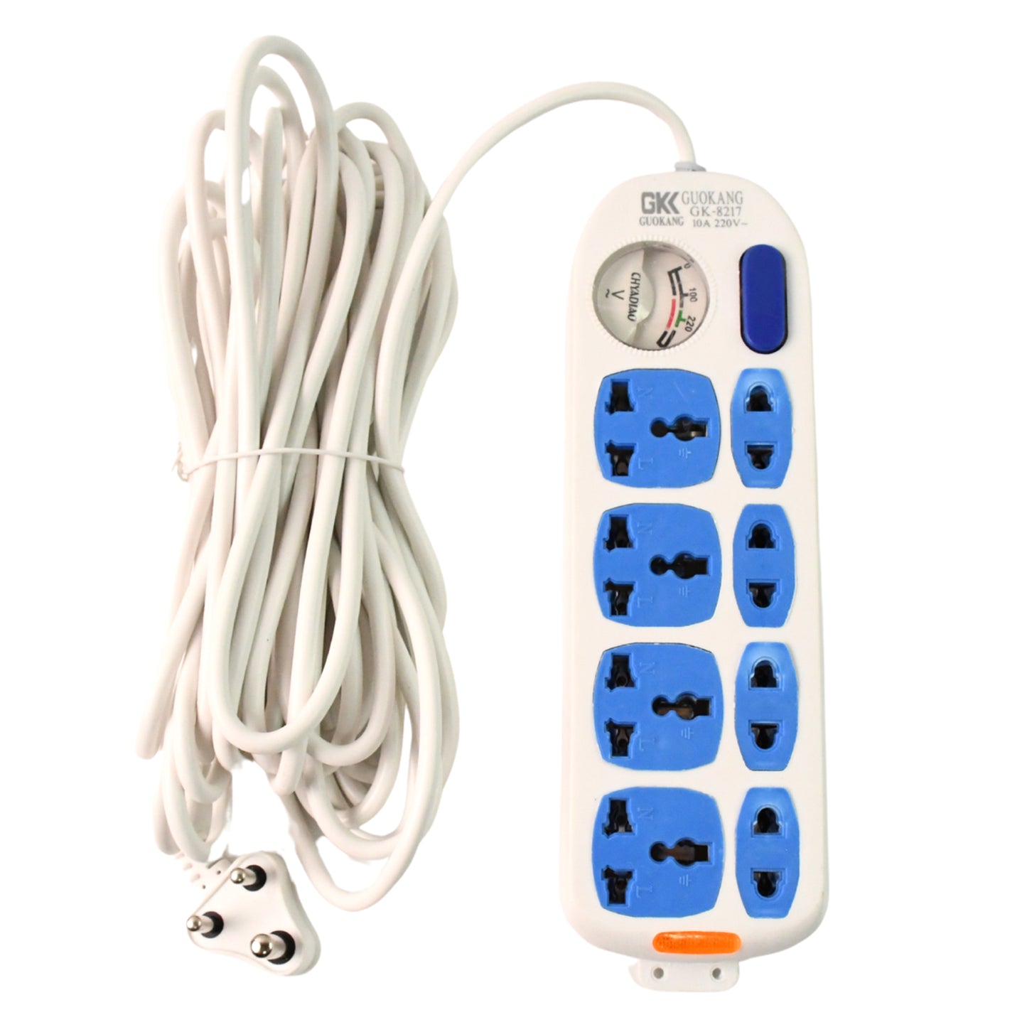 8 socket Heavy Duty Power Extension Board (10 mtr. / 1 Pc)