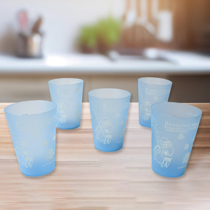 5610 PLASTIC LIGHTWEIGHT GLASS REUSABLE DRINKING GLASS DISHWASHER SAFE BEVERAGE GLASSES FOR KITCHEN WATER GLASSES (10 Pc Set)
