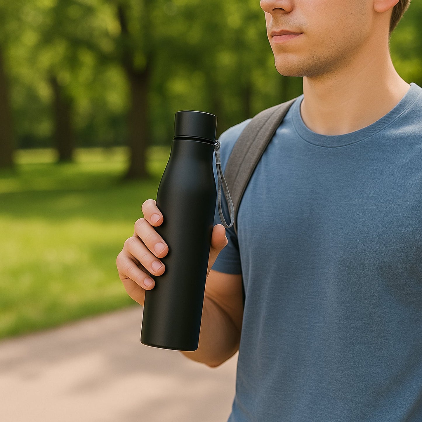 Customize Premium Stainless Steel Water Bottle Approx 1000ML (1 Pc)