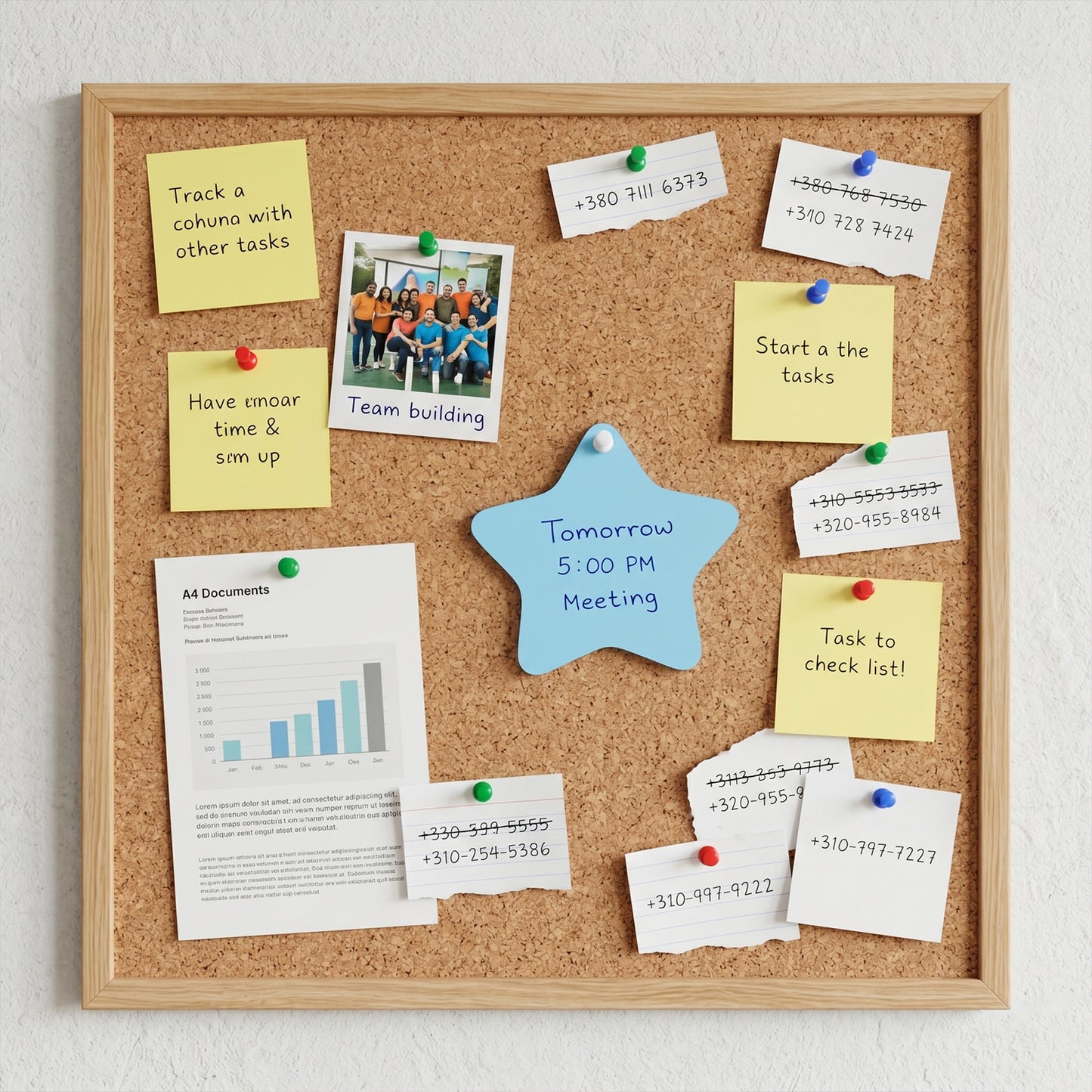 Reusable star-shaped sticky note paper