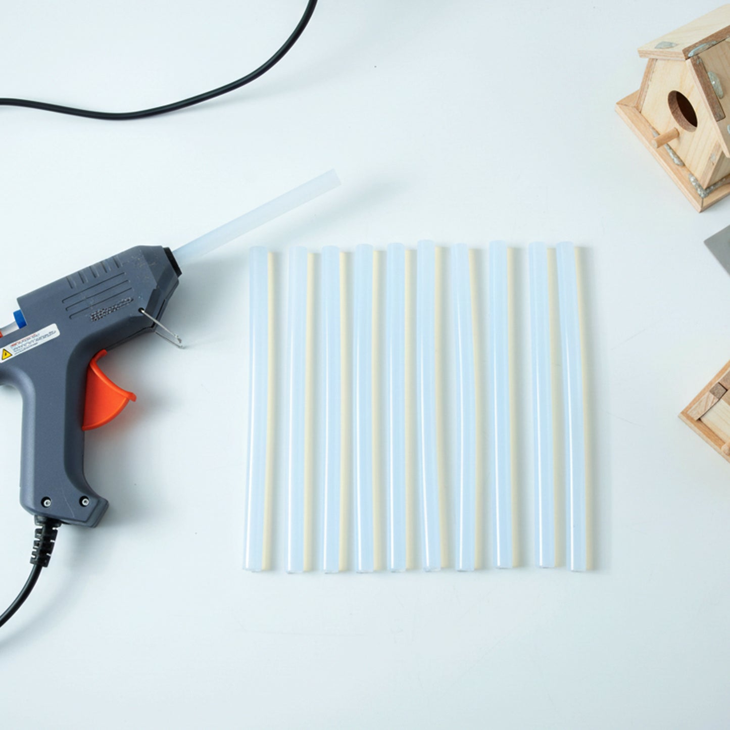 Hot Glue Stick Set 20 cm – Strong Adhesive Glue Sticks for Craft (10 Pc)