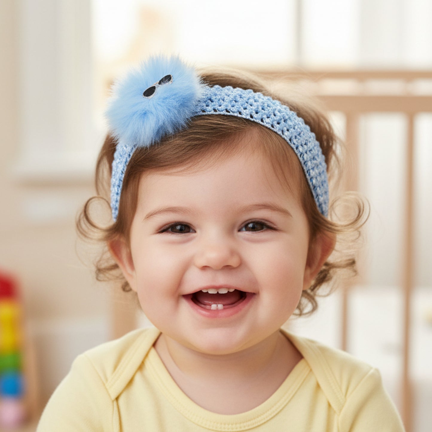 Soft elastic hair accessory for baby girls