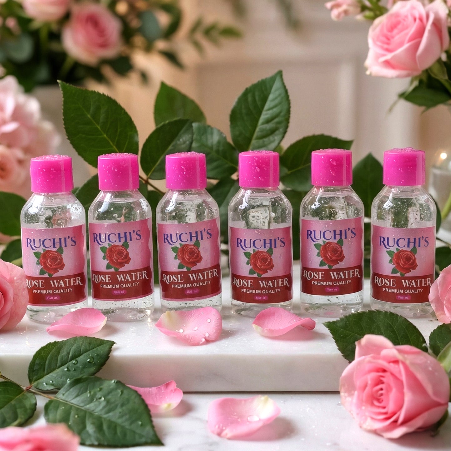 Premium Rose Water Face Cleanser (6 Pc, 100 ML Each)