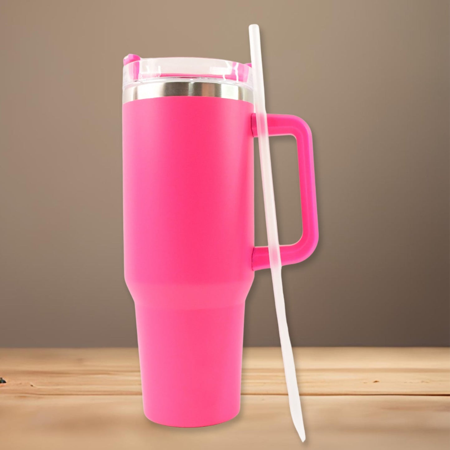 Customize / personalized Pink Extra Large Insulated Travel Mug (1200ML - 1 Pc)