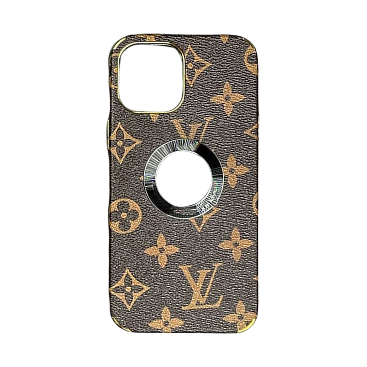 LV Leather Case (Box Packing) Case For Samsung S23 Plus