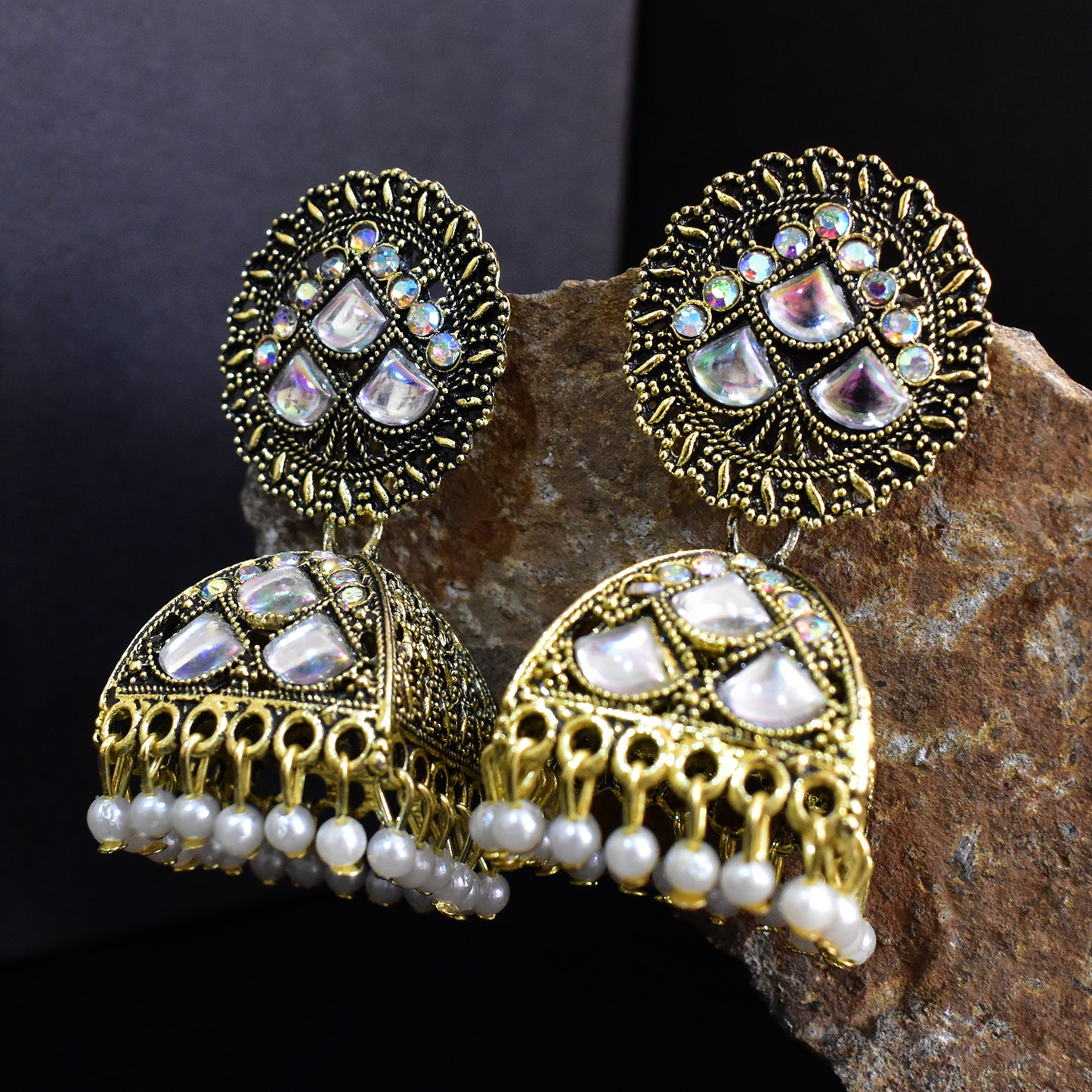 New Style Oxidised Jumka Earrings – Elegant and Trendy Design