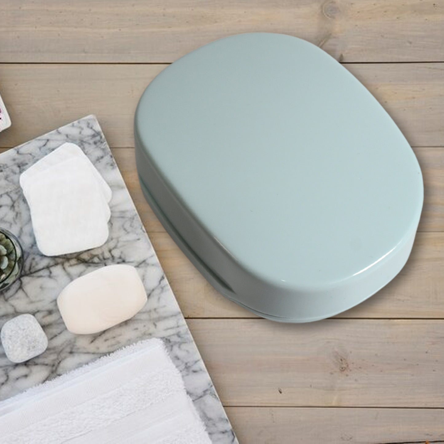 साबुन कंटेनर, साबुन बॉक्स घरेलू रसोई और बाथरूम पीपी सामग्री नाली बॉक्स, साबुन डिश, बाथरूम शॉवर घर आउटडोर कैम्पिंग के लिए उपयोग कर सकते हैं (1 पीसी)