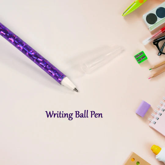 फैशन गुलाब फूल और स्टार डिजाइन बॉल पेन शादी, घटनाओं और बहुउपयोगी पेन के लिए चिकनी लेखन (5 पीसी का सेट)