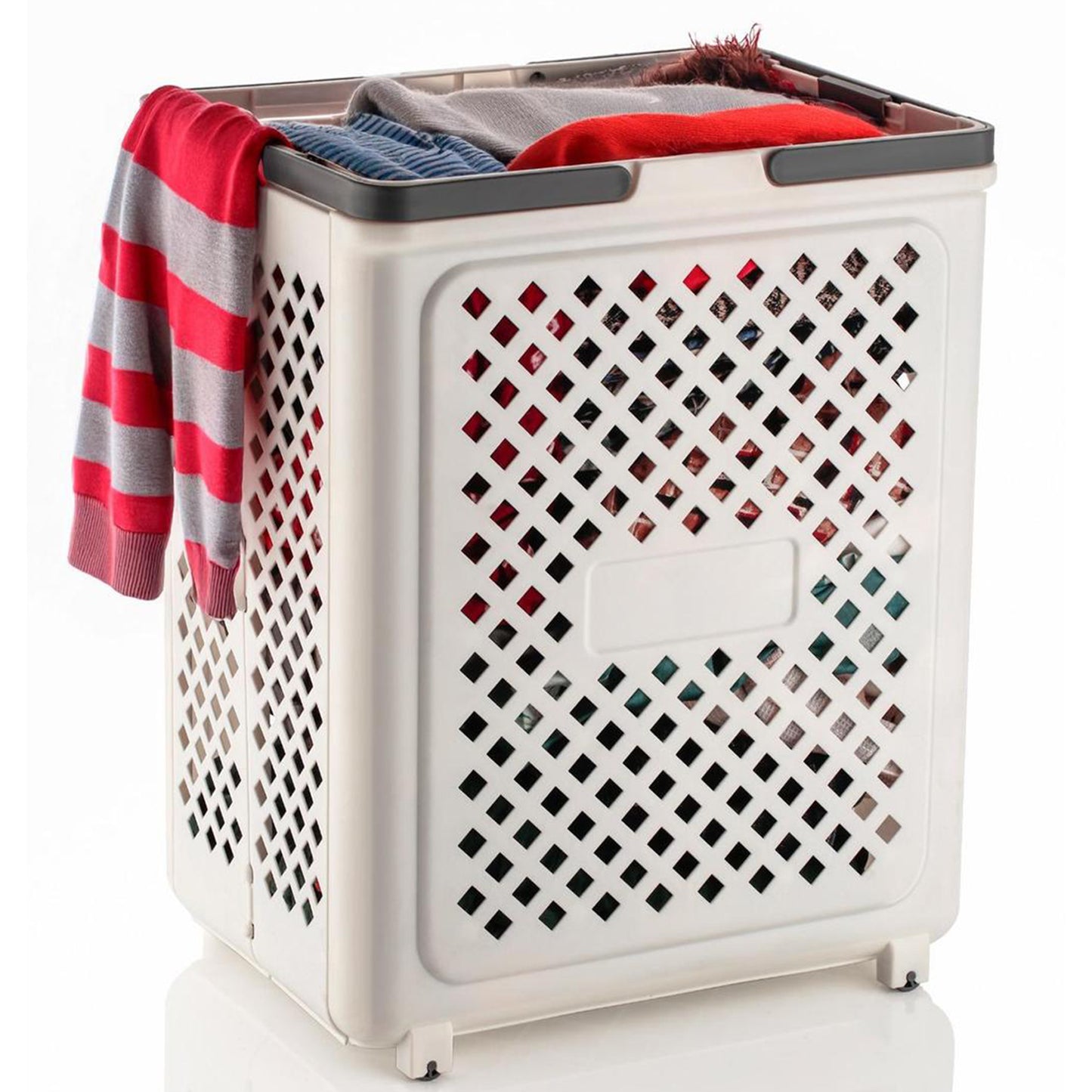 Large Foldable Laundry Basket with Wheels