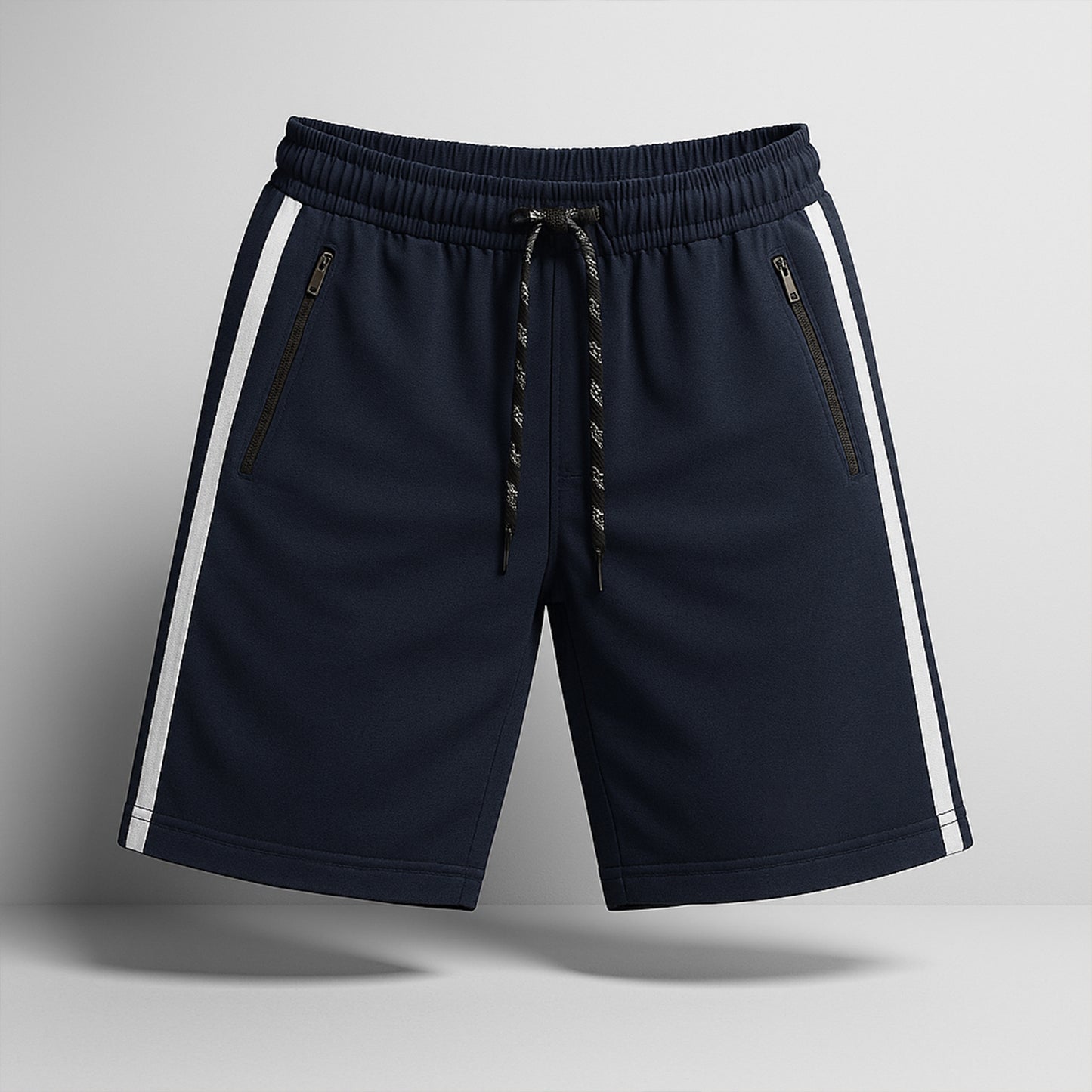 Boxer Shorts with Elastic Waist & Drawcord - (1 Pc / Large)