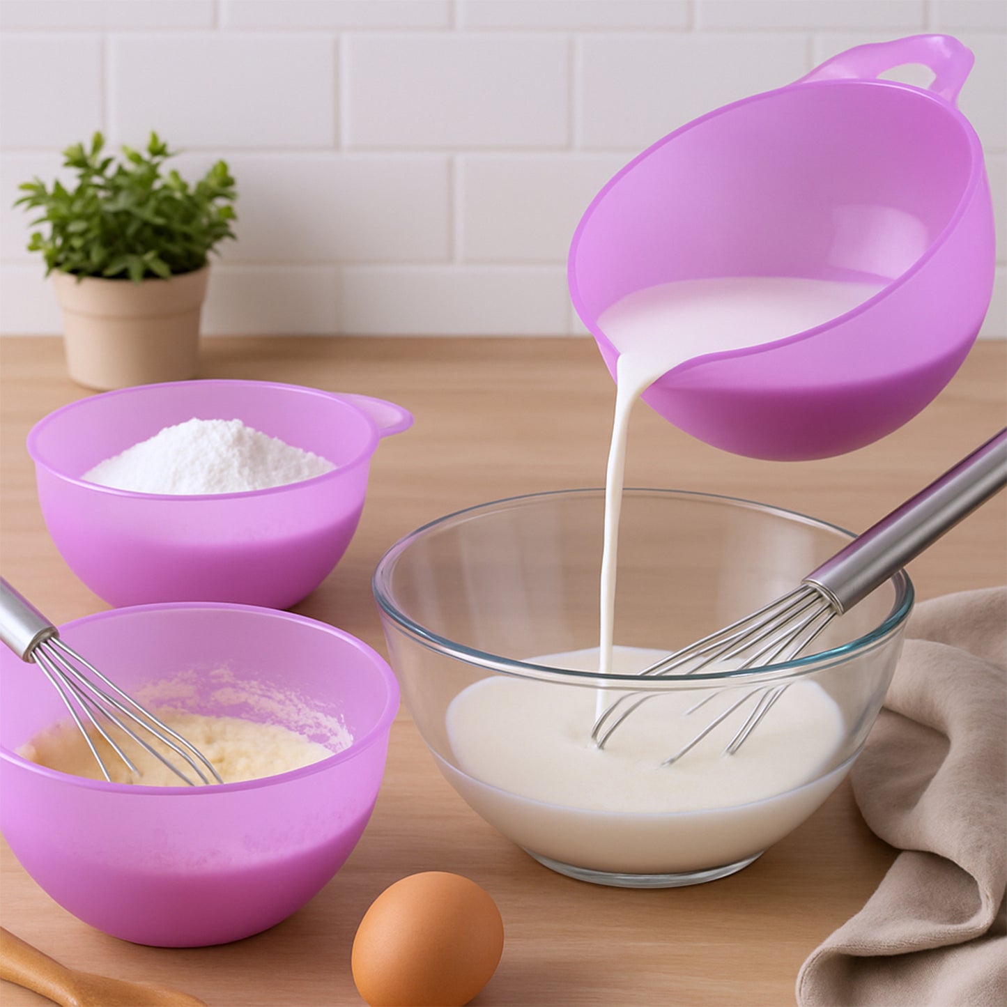 Apex Mix & Measure Prep Bowl Set – 3 Pieces