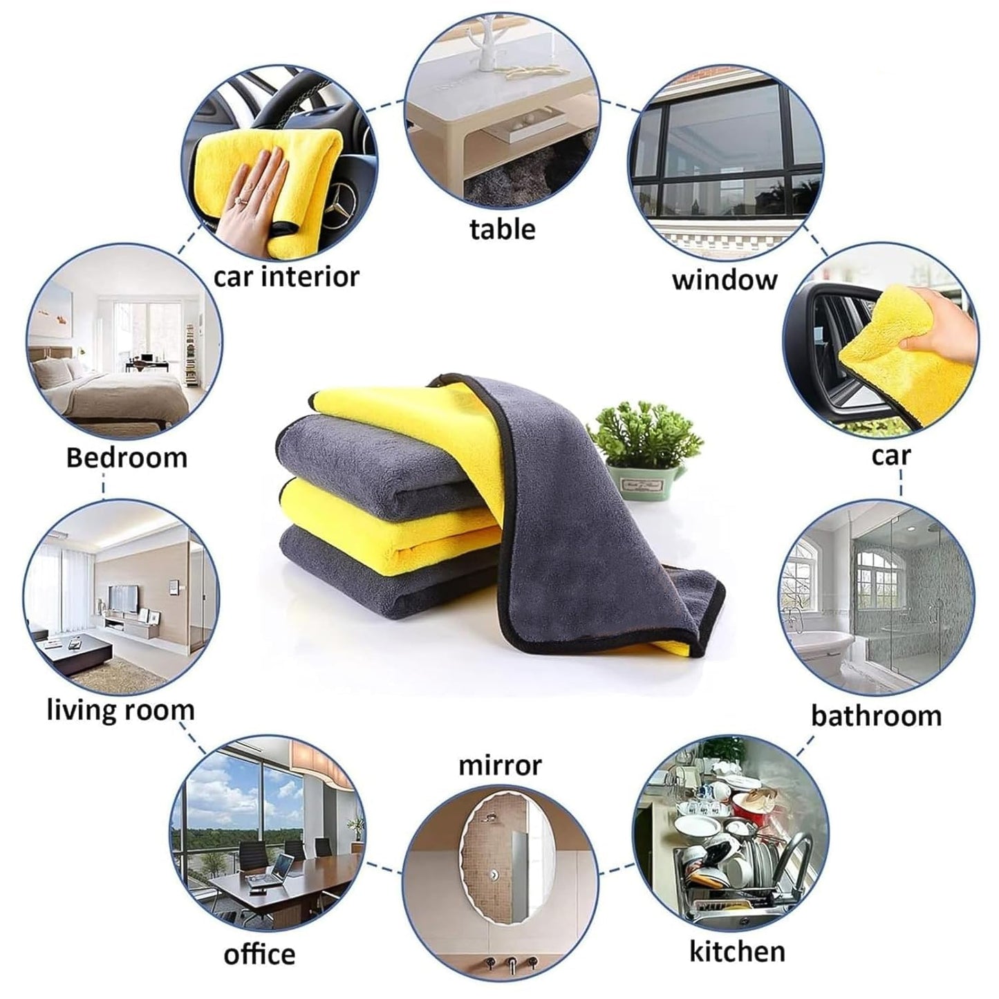 Floor Cleaning Microfiber Towel