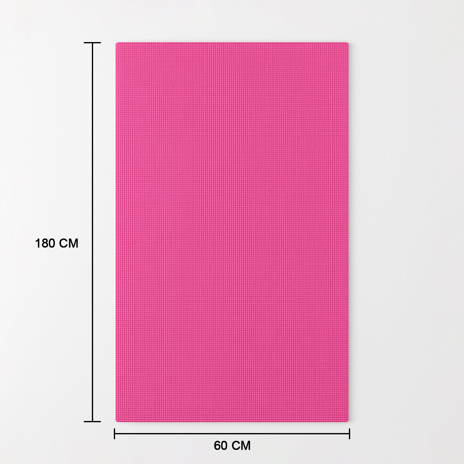 Yoga Mat Eco-Friendly For Fitness Exercise Workout Gym with Non-Slip (180x60xcm) Color may very