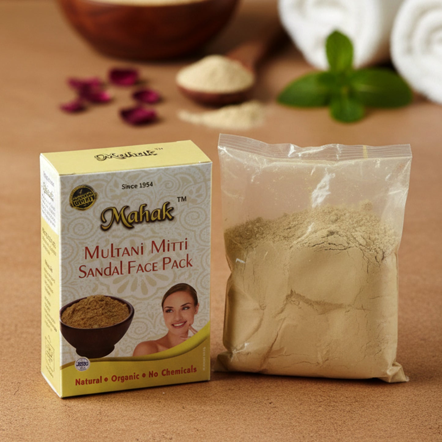 Herbal Multani Mitti and Sandal Face Pack – 80 gm