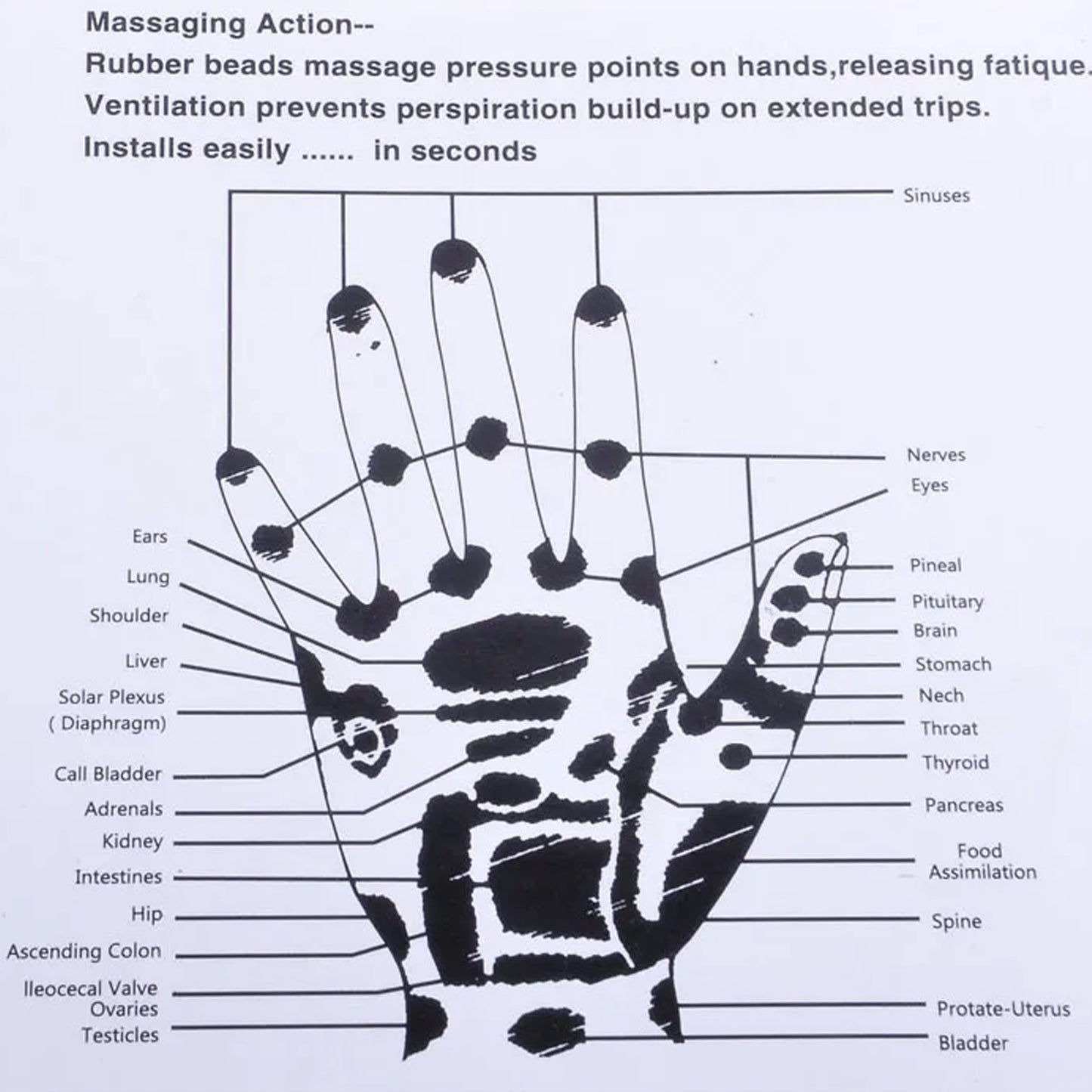 सिलिकॉन कार मसाज स्टीयरिंग कवर उच्च गुणवत्ता सभी कार के लिए उपयुक्त (2 पीसी सेट)