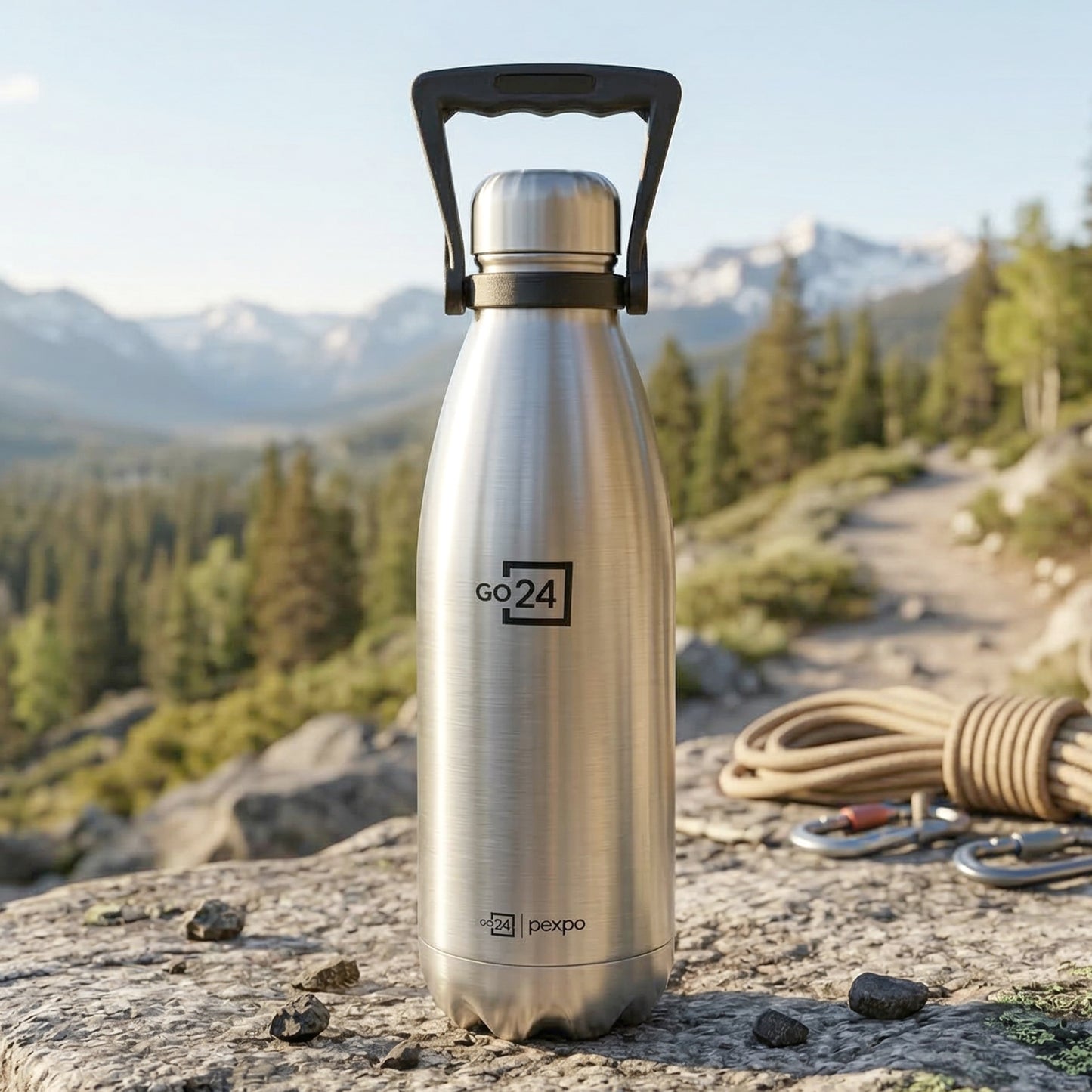 Durable Pexpo Echo steel water bottle
