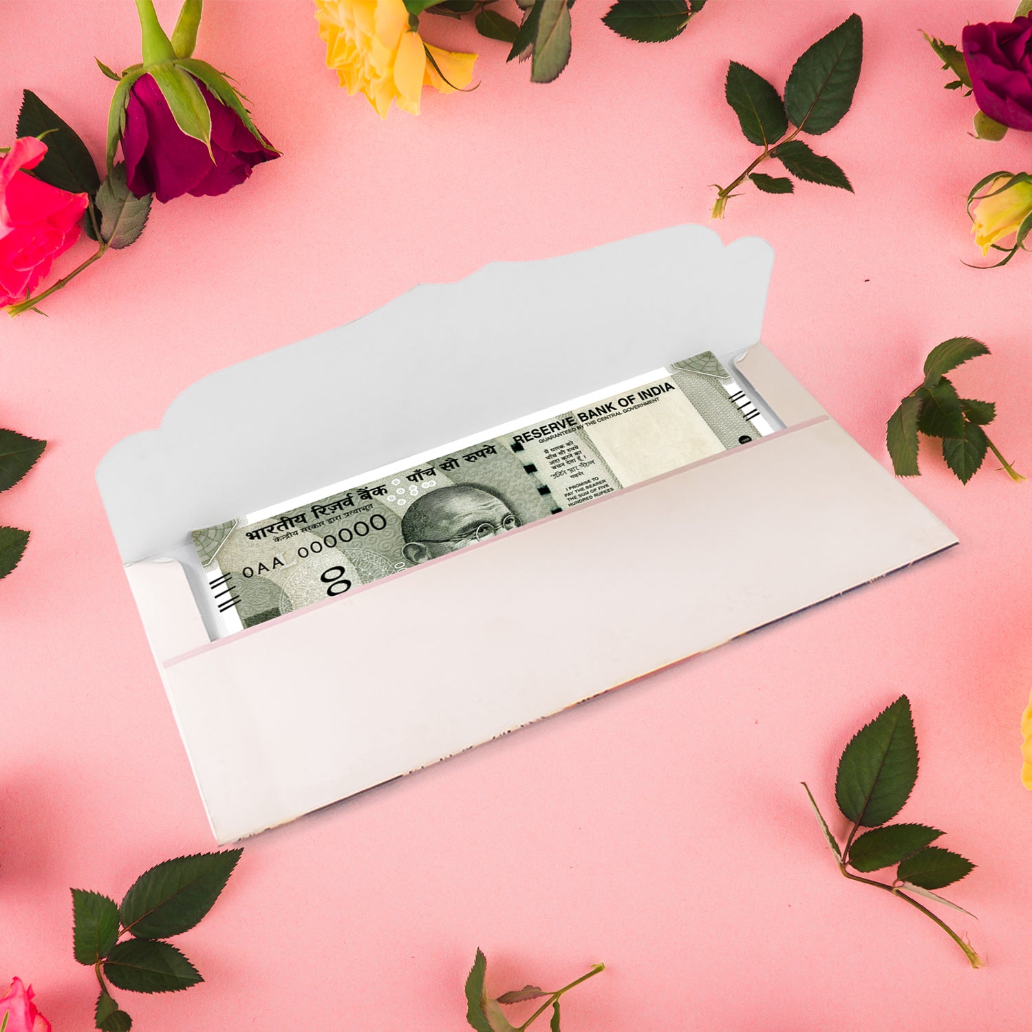 Flower Printed Envelope Set