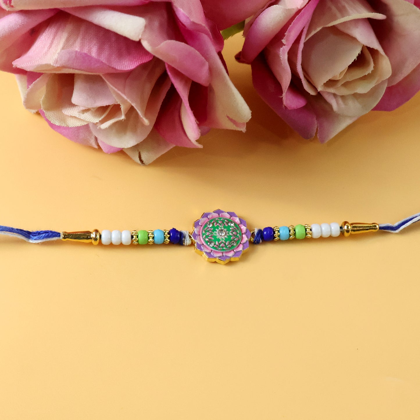 Beautiful Floral Rakhi for Raksha Bandhan