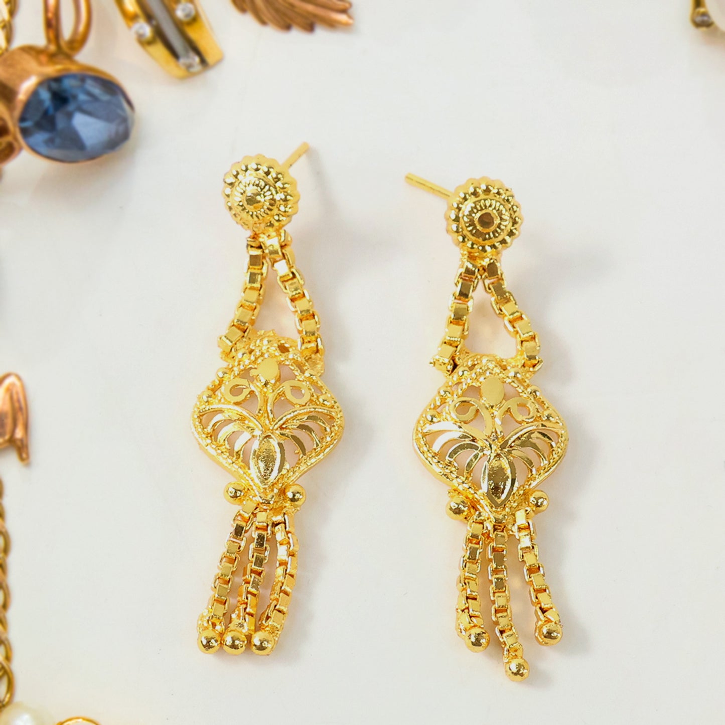 Necklace With Earrings Set For Women & Girls (2Pc)