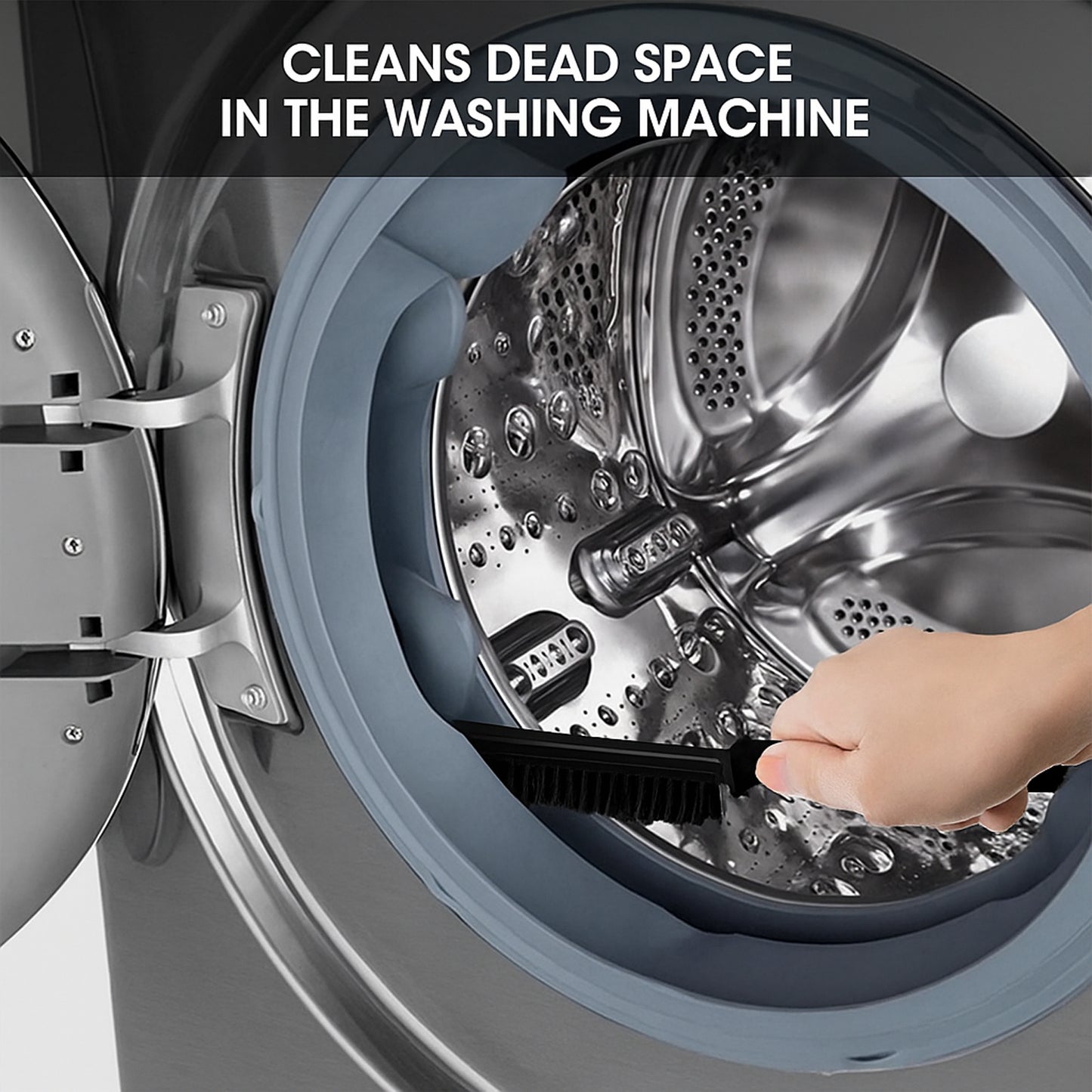 Long Handle Corner Cleaning Brush (2 Pc Set)