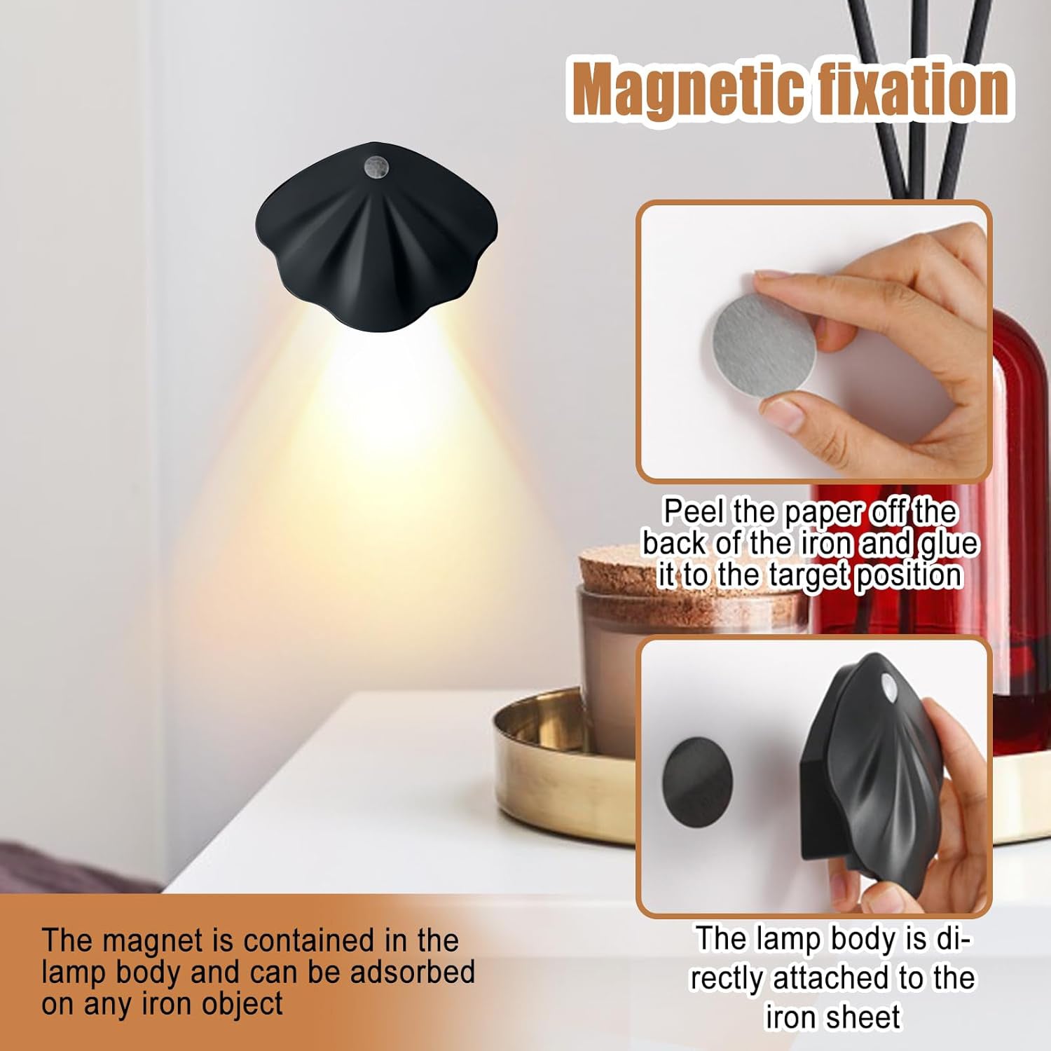 Shell-Shaped Motion Sensor Night Light