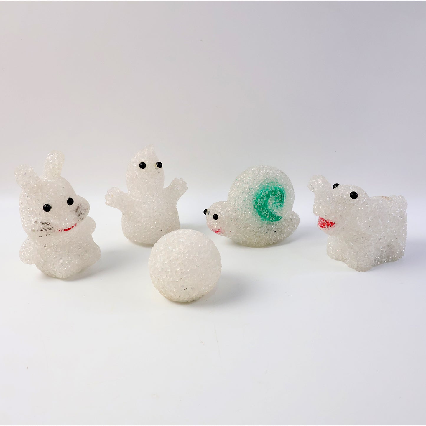 Christmas MULTI SHAPE SMALL LIGHT LAMPS LED SHAPE CRYSTAL CHRISTMAS NIGHT LIGHT LAMP (6 PC SET)