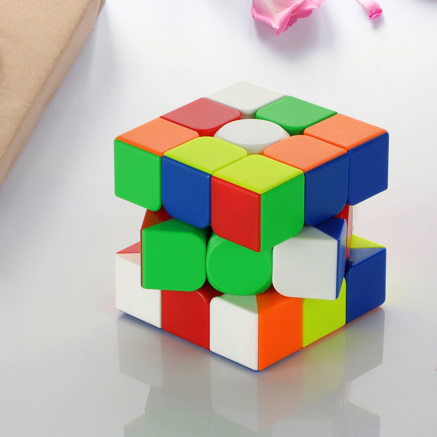 Aditi 3×3 Speed Cube | Stickerless Smooth-Turning Puzzle Cube for Kids & Beginners